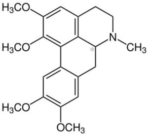 מולקולת גלאוצין C21H25NO4